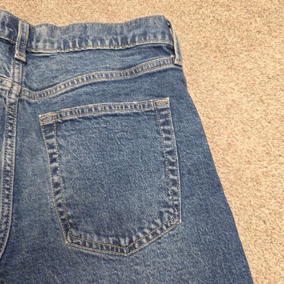 vtg streetwear Grunge Relaxed GAP Denim 90s Loose Straight Leg Jeans sz 6/28L - Picture 10 of 14